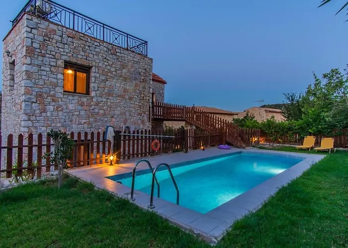 别墅 Vicina - In Platanias And 4min By The