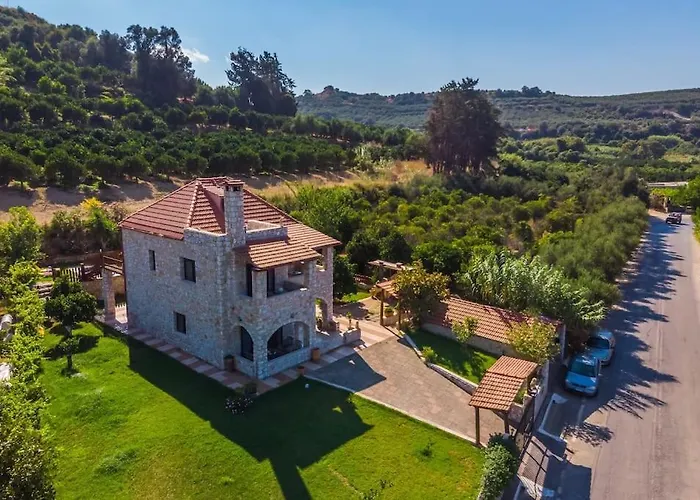 Vicina - In Platanias And 4min By The 别墅 干尼亞