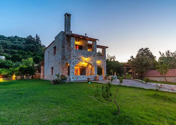 别墅 Vicina - In Platanias And 4min By The 干尼亞